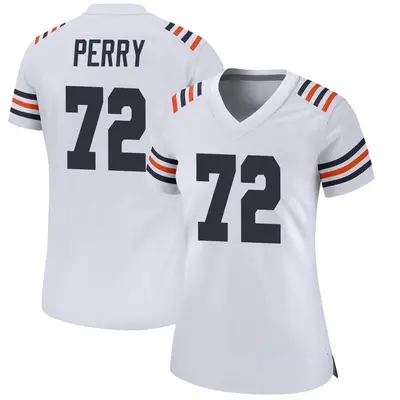 Women's Game William Perry Chicago Bears White Alternate Classic Jersey