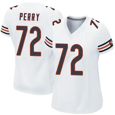 Women's Game William Perry Chicago Bears White Jersey