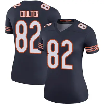 Women's Legend Isaiah Coulter Chicago Bears Navy Color Rush Jersey