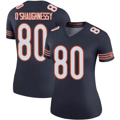 Women's Legend James O'Shaughnessy Chicago Bears Navy Color Rush Jersey