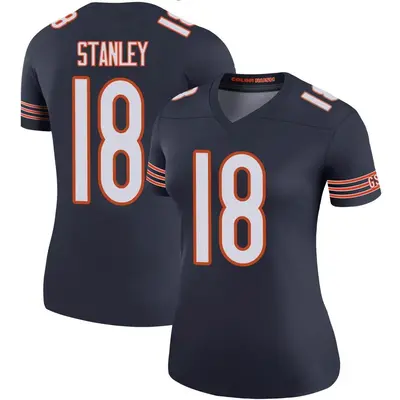 Women's Legend Jayson Stanley Chicago Bears Navy Color Rush Jersey