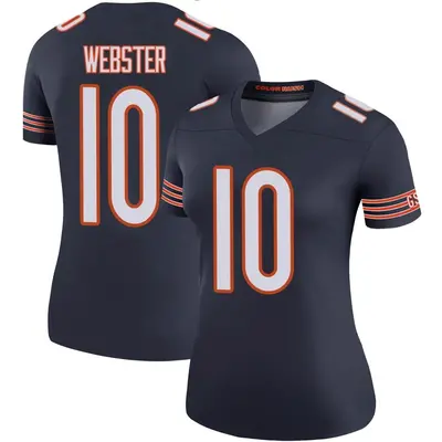Women's Legend Nsimba Webster Chicago Bears Navy Color Rush Jersey