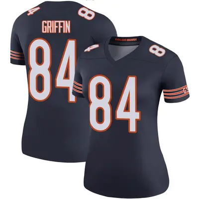 Women's Legend Ryan Griffin Chicago Bears Navy Color Rush Jersey