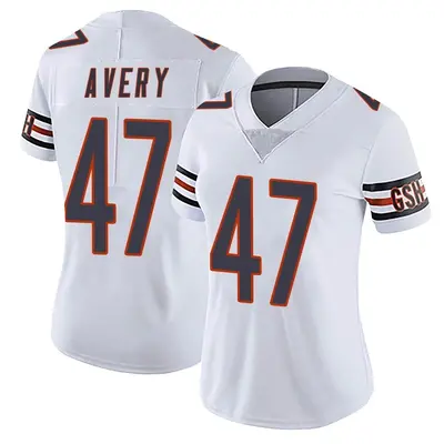 Women's Limited C.J. Avery Chicago Bears White Vapor Untouchable Jersey