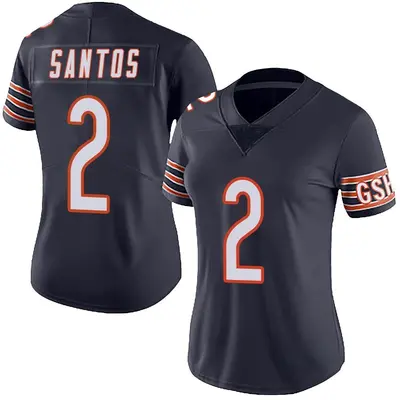 Women's Limited Cairo Santos Chicago Bears Navy Team Color Vapor Untouchable Jersey