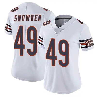 Women's Limited Charles Snowden Chicago Bears White Vapor Untouchable Jersey
