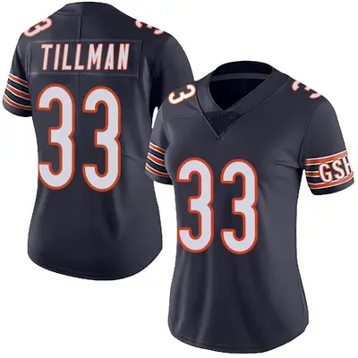 Women's Limited Charles Tillman Chicago Bears Navy Team Color Vapor Untouchable Jersey