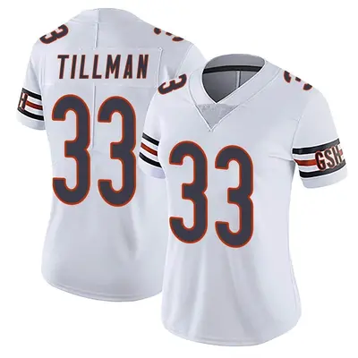 Women's Limited Charles Tillman Chicago Bears White Vapor Untouchable Jersey
