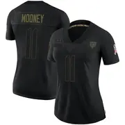 Women's Limited Darnell Mooney Chicago Bears Black 2020 Salute To Service Jersey