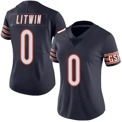 Women's Limited Henry Litwin Chicago Bears Navy Team Color Vapor Untouchable Jersey