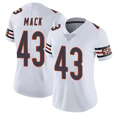 Women's Limited Ledarius Mack Chicago Bears White Vapor Untouchable Jersey