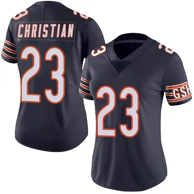 Women's Limited Marqui Christian Chicago Bears Navy Team Color Vapor Untouchable Jersey