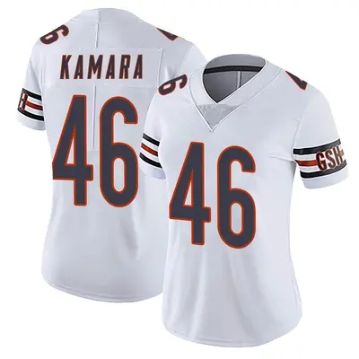 Women's Limited Sam Kamara Chicago Bears White Vapor Untouchable Jersey