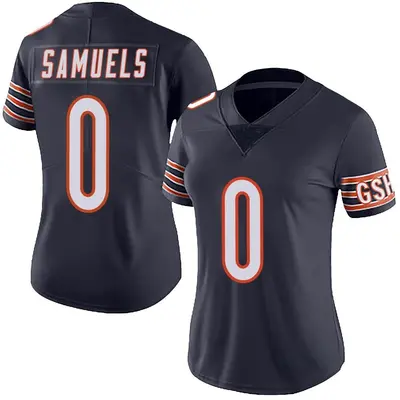 Women's Limited Stanford Samuels Chicago Bears Navy Team Color Vapor Untouchable Jersey