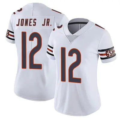Women's Limited Velus Jones Jr. Chicago Bears White Vapor Untouchable Jersey