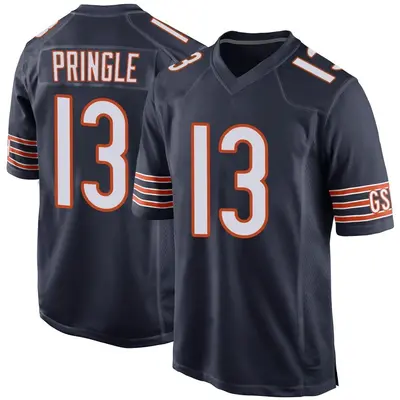 Youth Game Byron Pringle Chicago Bears Navy Team Color Jersey