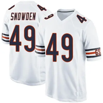 Youth Game Charles Snowden Chicago Bears White Jersey