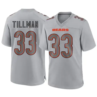 Youth Game Charles Tillman Chicago Bears Gray Atmosphere Fashion Jersey