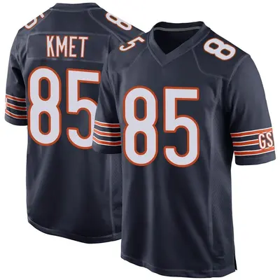 Youth Game Cole Kmet Chicago Bears Navy Team Color Jersey