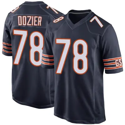Youth Game Dakota Dozier Chicago Bears Navy Team Color Jersey