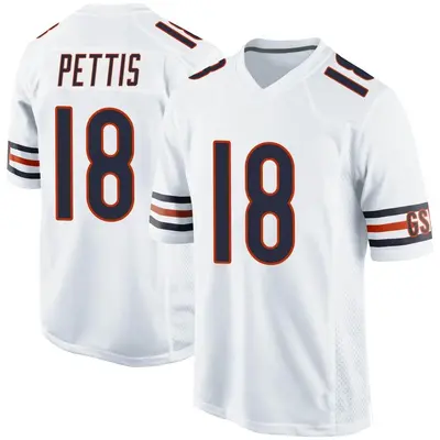 Youth Game Dante Pettis Chicago Bears White Jersey