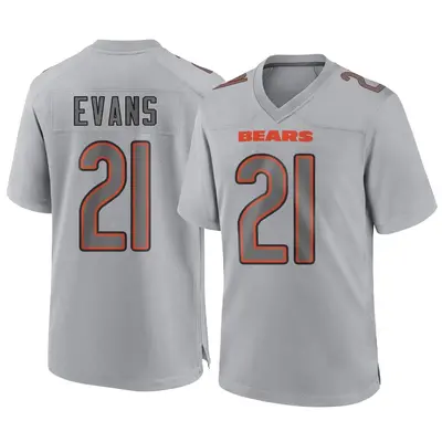 Youth Game Darrynton Evans Chicago Bears Gray Atmosphere Fashion Jersey