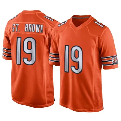 Youth Game Equanimeous St. Brown Chicago Bears Orange Alternate Jersey