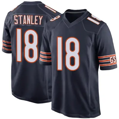 Youth Game Jayson Stanley Chicago Bears Navy Team Color Jersey