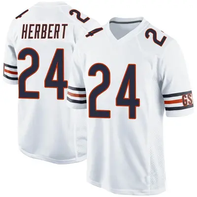 Youth Game Khalil Herbert Chicago Bears White Jersey