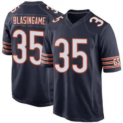 Youth Game Khari Blasingame Chicago Bears Navy Team Color Jersey