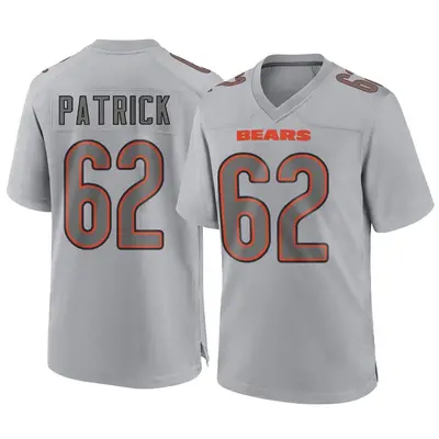 Youth Game Lucas Patrick Chicago Bears Gray Atmosphere Fashion Jersey