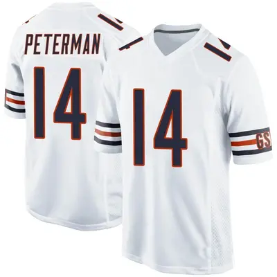 Youth Game Nathan Peterman Chicago Bears White Jersey