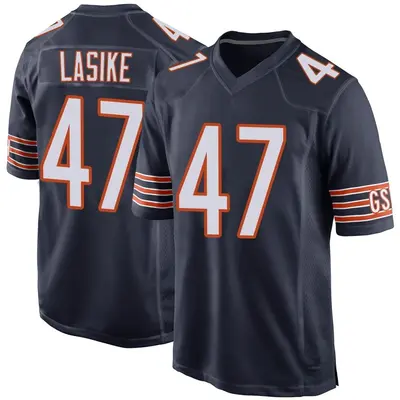 Youth Game Paul Lasike Chicago Bears Navy Team Color Jersey