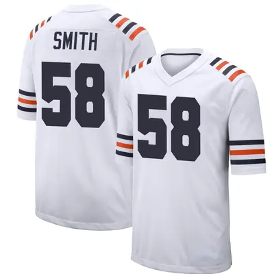 Youth Game Roquan Smith Chicago Bears White Alternate Classic Jersey