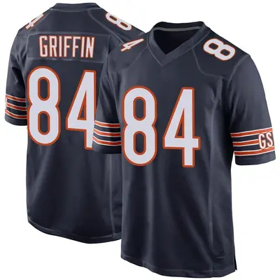 Youth Game Ryan Griffin Chicago Bears Navy Team Color Jersey