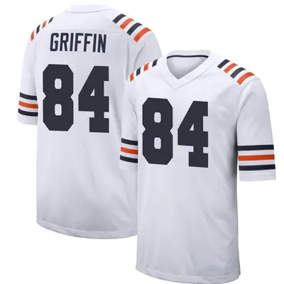 Youth Game Ryan Griffin Chicago Bears White Alternate Classic Jersey