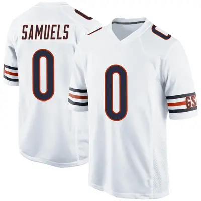 Youth Game Stanford Samuels Chicago Bears White Jersey