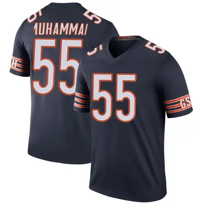 Youth Legend Al-Quadin Muhammad Chicago Bears Navy Color Rush Jersey
