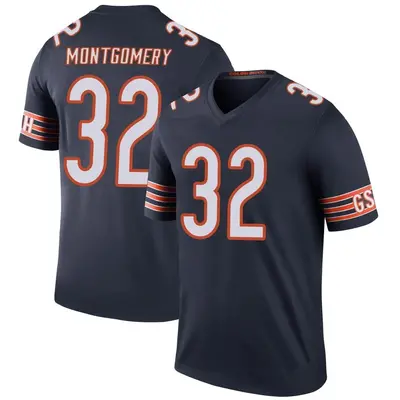 Youth Legend David Montgomery Chicago Bears Navy Color Rush Jersey