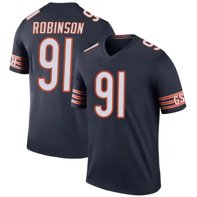 Youth Legend Dominique Robinson Chicago Bears Navy Color Rush Jersey