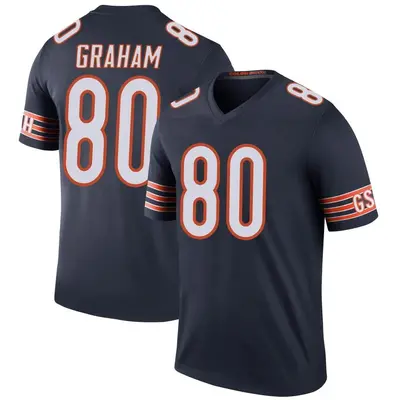 Youth Legend Jimmy Graham Chicago Bears Navy Color Rush Jersey