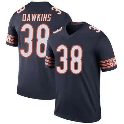 Youth Legend Noah Dawkins Chicago Bears Navy Color Rush Jersey