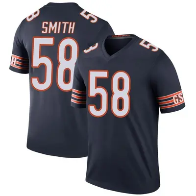 Youth Legend Roquan Smith Chicago Bears Navy Color Rush Jersey