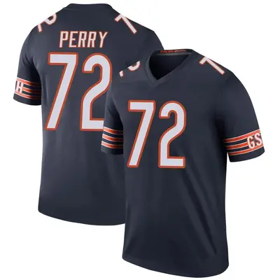 Youth Legend William Perry Chicago Bears Navy Color Rush Jersey