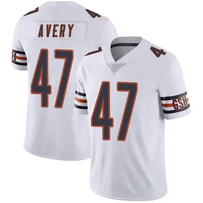 Youth Limited C.J. Avery Chicago Bears White Vapor Untouchable Jersey
