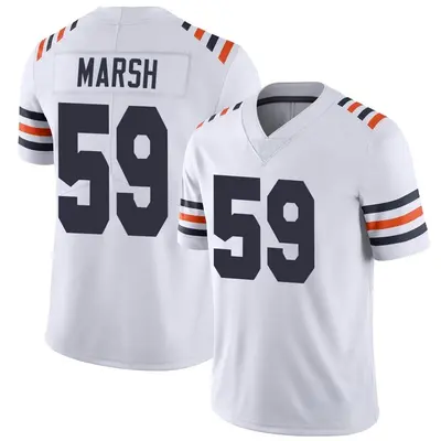 Youth Limited Cassius Marsh Chicago Bears White Alternate Classic Vapor Jersey