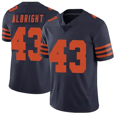 Youth Limited Christian Albright Chicago Bears Navy Blue Alternate Vapor Untouchable Jersey