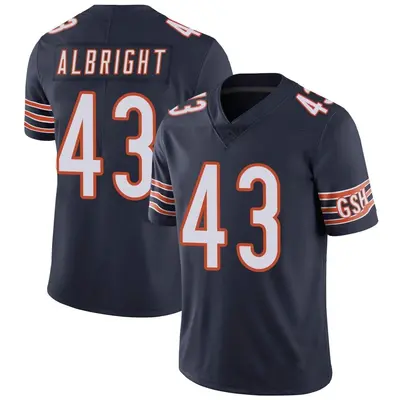 Youth Limited Christian Albright Chicago Bears Navy Team Color Vapor Untouchable Jersey