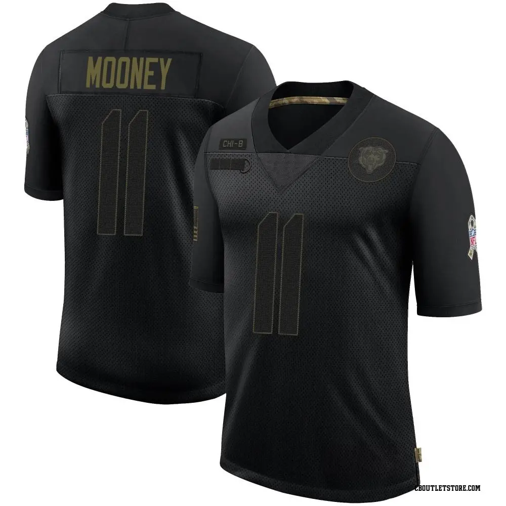 Youth Limited Darnell Mooney Chicago Bears Black 2020 Salute To Service Jersey