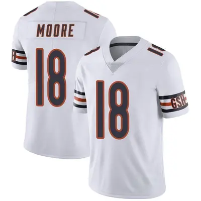 Youth Limited David Moore Chicago Bears White Vapor Untouchable Jersey
